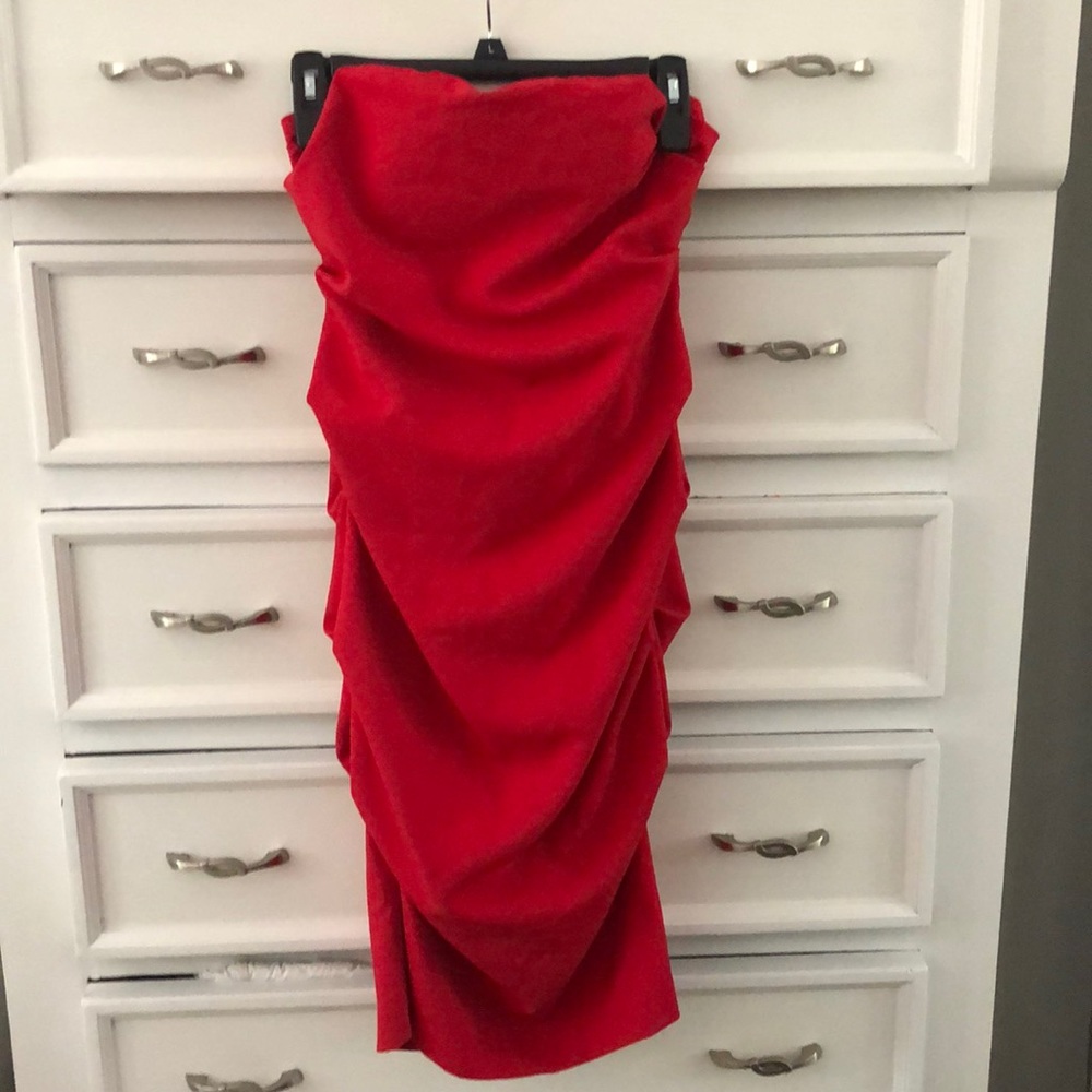 Nicole Miller strapless new with tags dress.